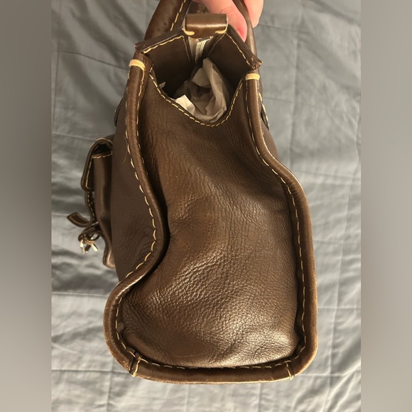 Chloe Edith Day Bag - Satchel - Dark Brown - Picture 10 of 16